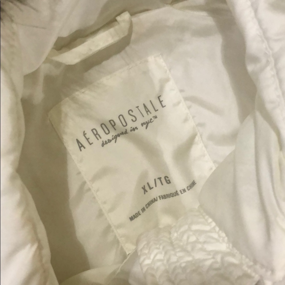 Aeropostale xl winter puffer vest fur trim - Picture 5 of 8